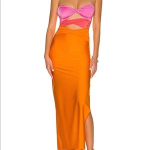 Baobab Ola Maxi dress bubblegum